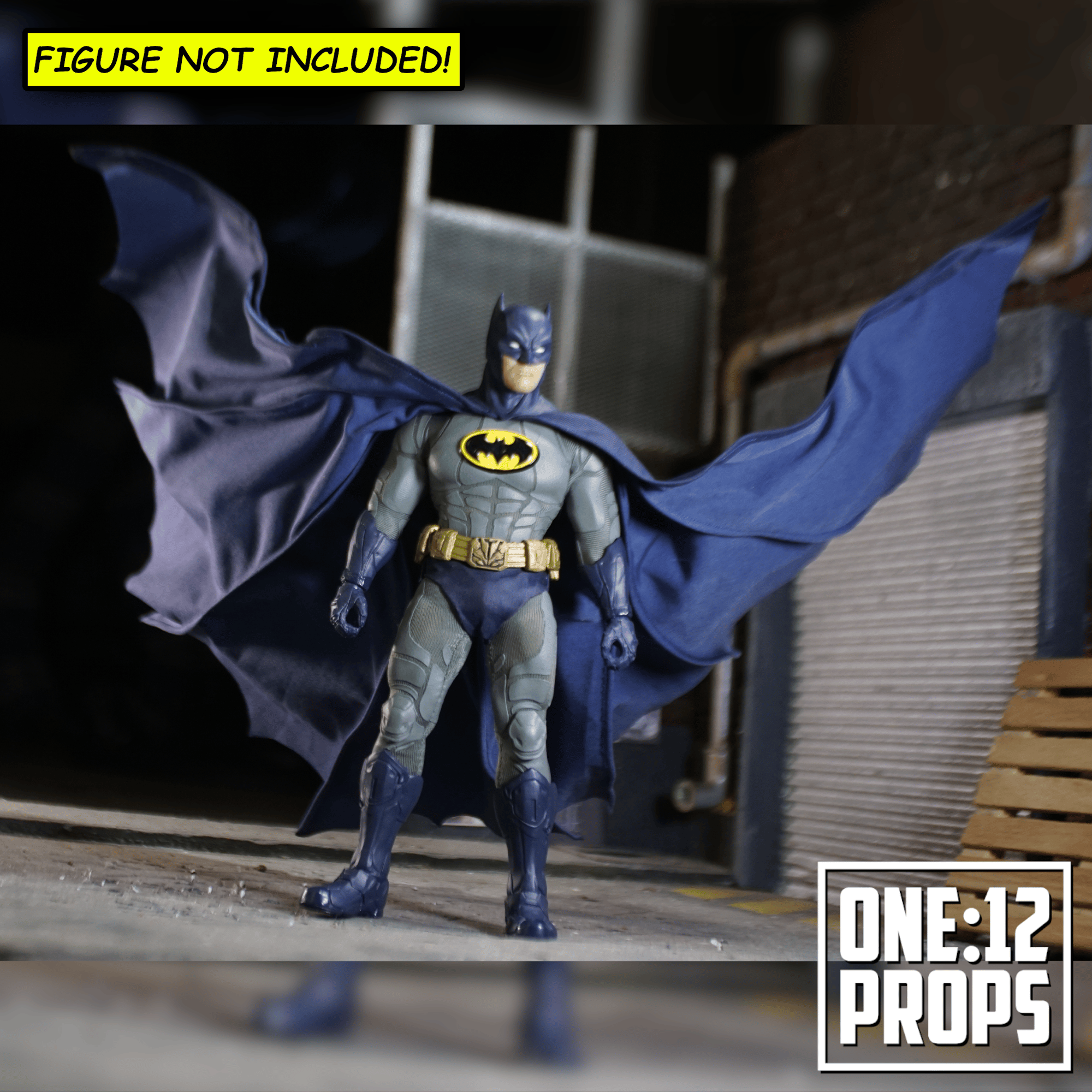 Custom Wired Cape for Mezco Sovereign Batman PX | one12props